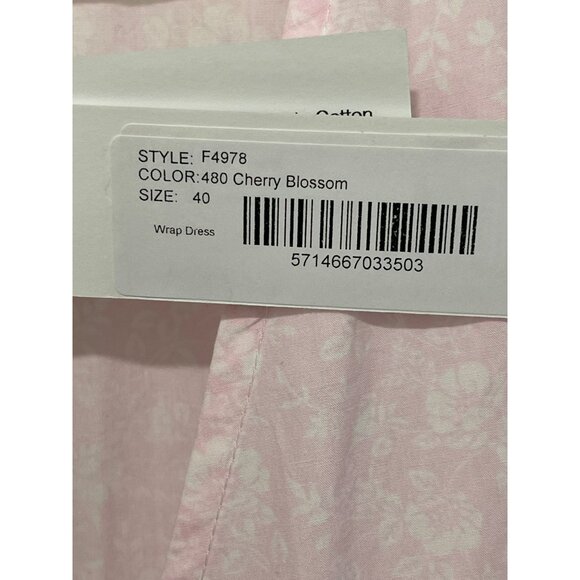 Ganni Wrap Floral-print Midi Dress NWT Size 40 US Medium - Picture 6 of 9